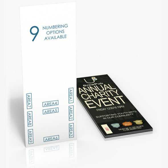 5.5" x 2" Event Tickets
