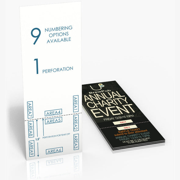 5.5" x 2" Event Tickets
